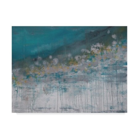 Hilary Winfield 'Lithosphere Blue Gray' Canvas Art,18x24